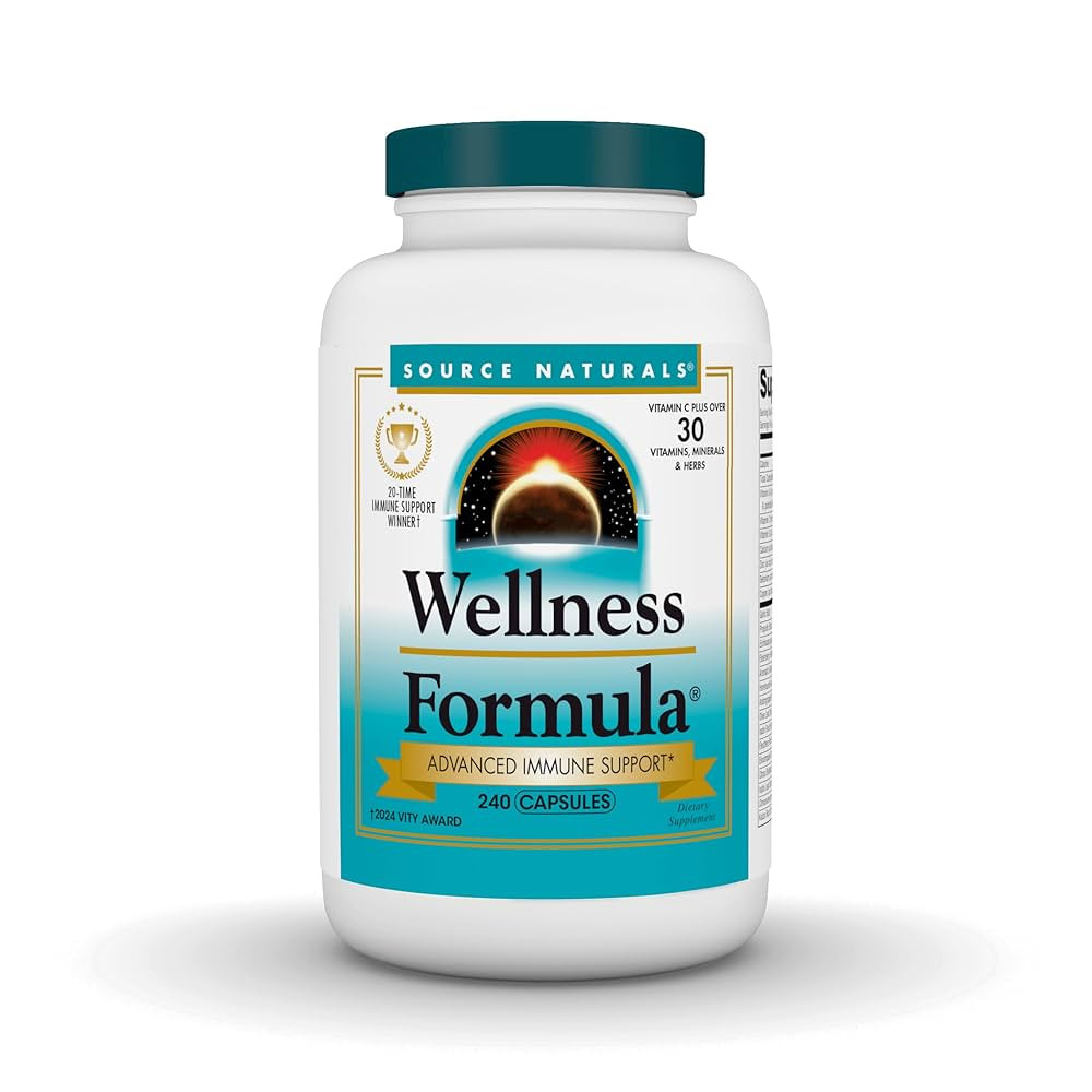 Source Naturals Wellness Formula Bio-Aligned Vitamins & Herbal Defense Advanced Immune Support* -... | Amazon (US)