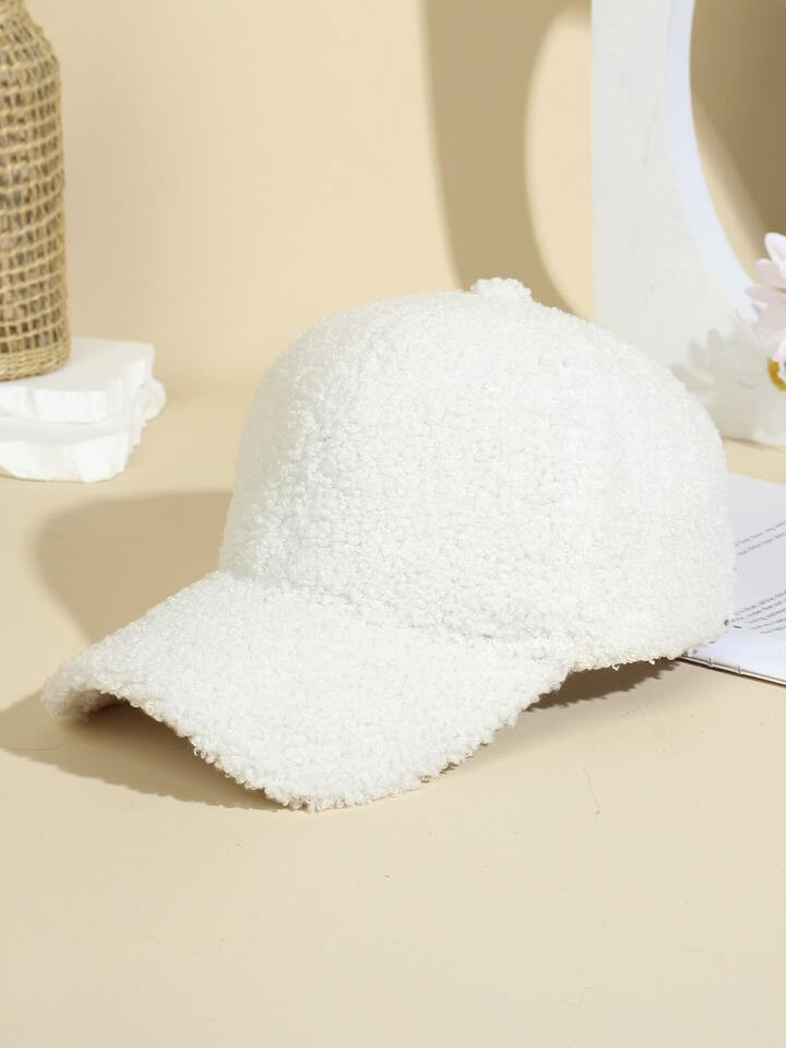 1pc Womens' Solid Color Baseball Cap, Warm For Outdoor Activities Such As Golfing In Fall And Win... | SHEIN