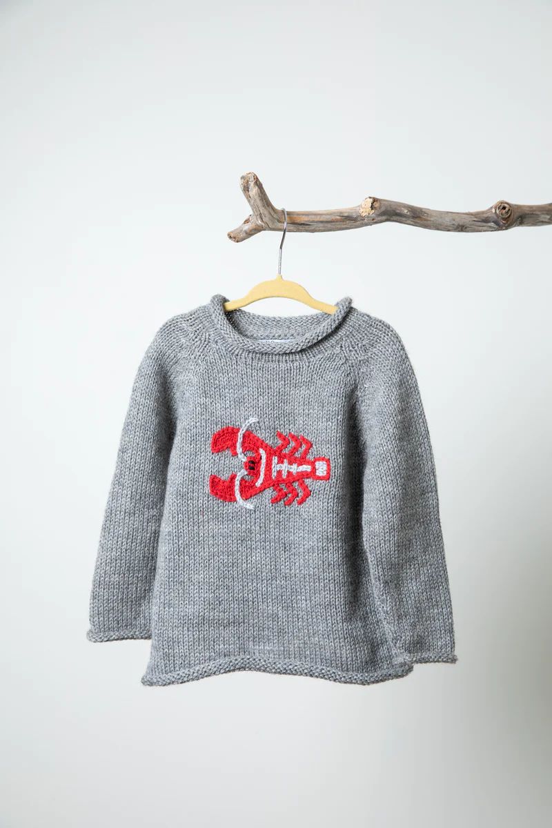 Kids Lobster Alpaca Sweater | Mexicali Blues
