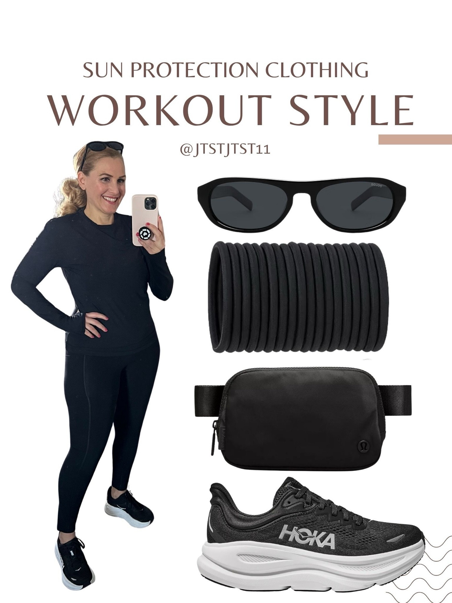 ☀️SUN PROTECTION CLOTHING: #ad This UV shirt from @BloqUV is so lightweight and comfy you can practically live in it. The compression leggings are top notch too! #bloquv

☀️I can see why these are best sellers. This multi-functional UPF 50 protection shirt that can be worn alone, as a base layer, sun shirt, swim shirt, rash guard or beach cover-up is so versatile.

☀️The long sleeve sun shirt features BloqUV BloqTek™, sun protective fabrics with advanced sun protection technology in classic style with comfort and freedom of movement. 

☀️Keeps you cool and is perfect for running, biking, swimming, paddle boarding, boating, fishing, skiing, tennis, golf, strolling the beach or lounging by the pool.

•Slim Fit
•Thumbholes keep sleeves in place preventing them from riding up during activity.
•Left Shoulder Pocket for your credit cards, lip balm, keys and other small items

☀️Fabric details:
UPF protection never washes out and fabric provides 5 degrees cooling effect when wet with water or sweat.

☀️The compression long tights, built to support, sculpt, and protect—with a full-length silhouette designed for movement and sun safety. Whether you're on the trail, in the studio, or on the move, these tights offer UPF 50+ protection that never washes out, helping to block 98% of UVA/UVB rays while keeping you cool and comfortable.

☀️The high-waisted fit flatters and stays put, while two deep side pockets hold your phone, keys, or even a water bottle. With long-lasting stretch, shape retention, and a buttery soft feel, these tights are as dependable as they are versatile.

•High-waisted
•Two side pockets large enough for a phone or water bottle

☀️Wearing a large in everything and fits true to size. Highly recommend. Awesome quality!

☀️Care Instructions:
•Wash before wearing - some colors may bleed
•Machine wash gentle cold with like colors only
•Do not bleach
•For best results lay flat or hang dry, away from natural sunlight
•Do not iron
•No heat tumble dry
•Do not use fabric softeners
•Use of some sunscreens may cause discoloration of garment

#LTKTravel #LTKActive #LTKfitnessgoals