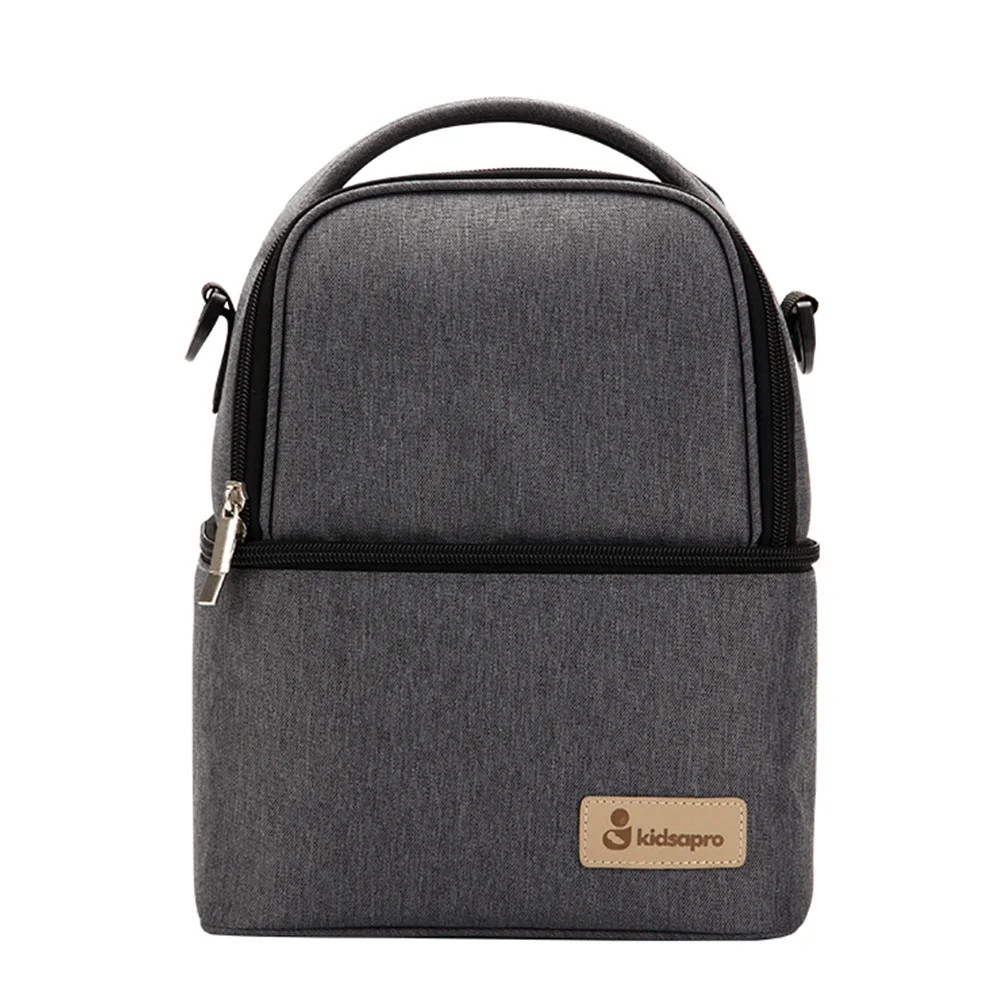 Insulated Breastmilk Cooler Backpack Electric Pump Bag 2 Compartments Baby Bottle Bag Lunch Tote ... | Walmart (US)