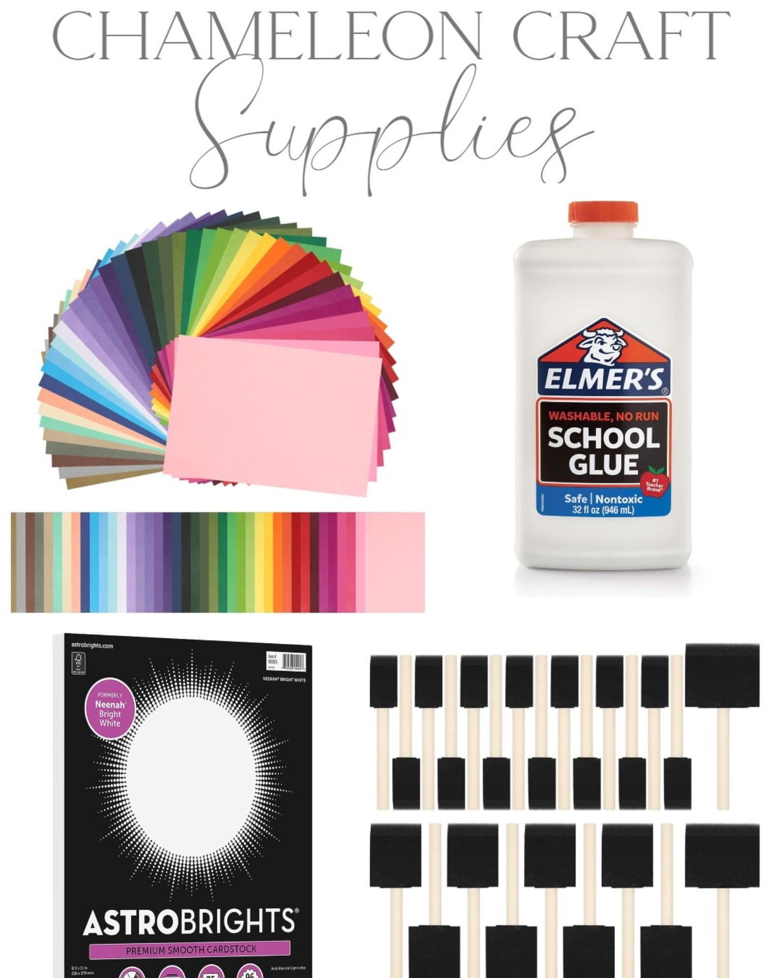 Craft supplies to make fun chameleons

#LTKFamily #LTKKids