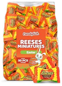 Reeces Easter Peanut Butter Cup Miniatures – Individually Wrapped Milk Chocolate Candy, 1 LB (A... | Amazon (US)