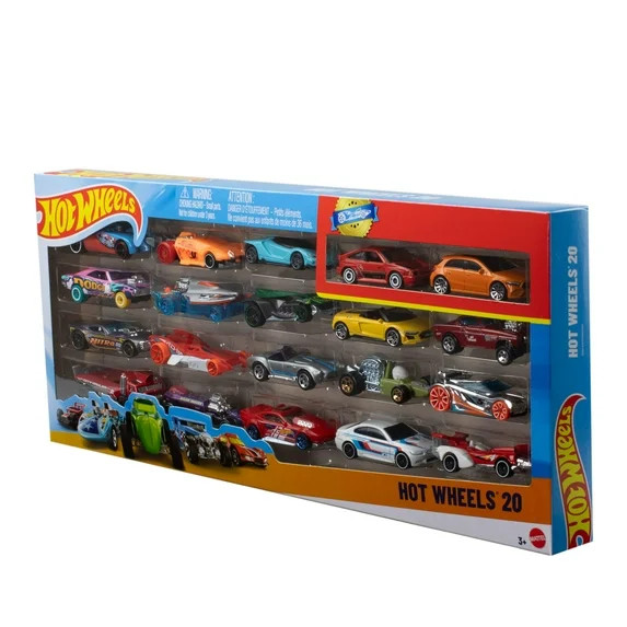 Hot Wheels Set of 20 Toy Sports & Race Cars in 1:64 Scale, Collectible Vehicles (Styles May Vary) | Walmart (US)