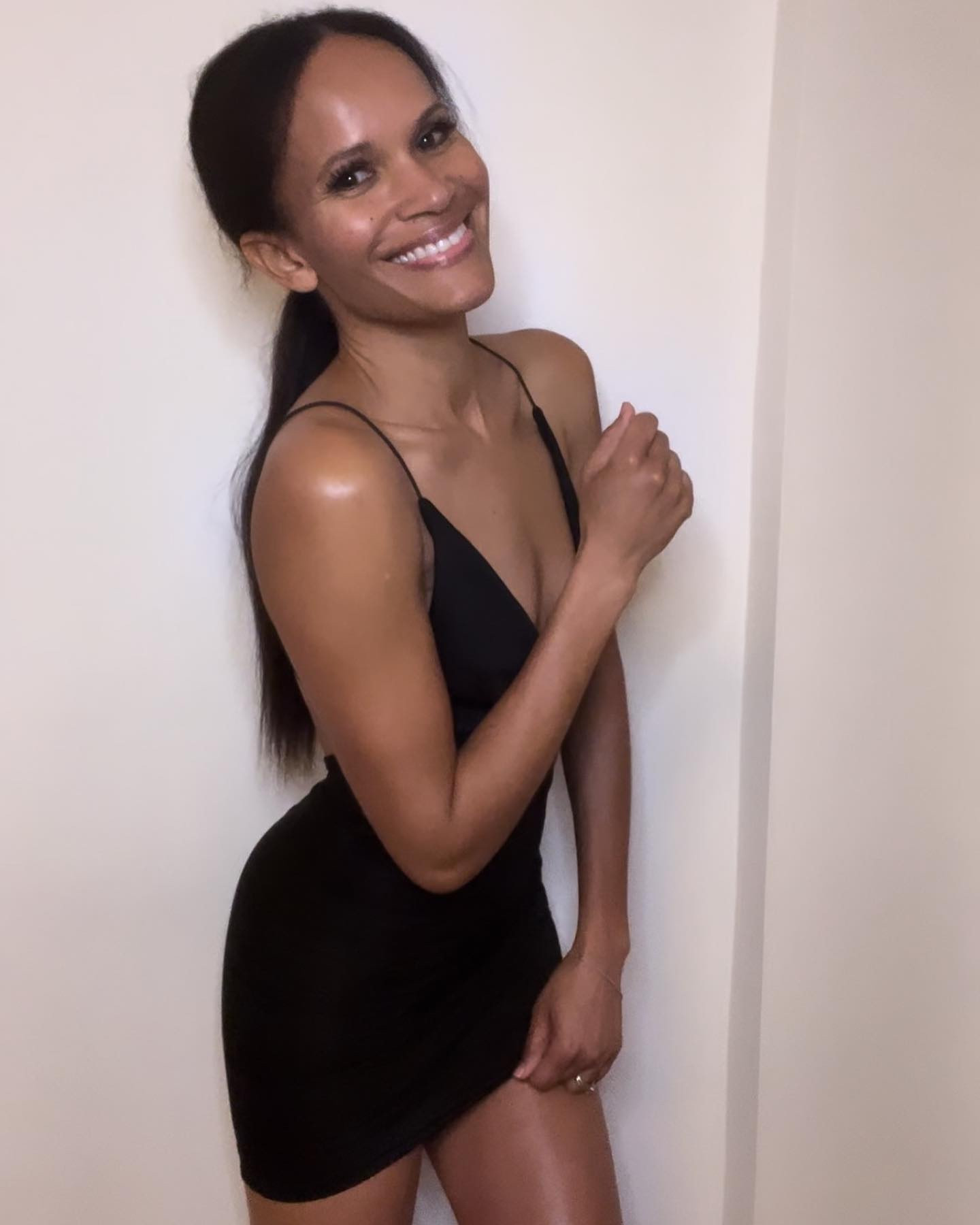 The joy I feel when I put on a pretty new dress; the excitement that rises in me when I’m readying for a night out with friends; the bliss that washes over when I make a heartfelt connection... I’m not taking any of it for granted. So when I feel like dressing up and dancing, playing and laughing out loud, you better believe I’m going to do just that, and you should too! The dress that’s joining me on this fun adventure is a simple spaghetti strap black mini. You know how fond I am of those! — cocktail dress, holiday party dress, mini dress, spaghetti strap mini dress, chic dress

Here’s to a week full of light and love and all good things!

#LTKParties #LTKStyleTip #LTKHoliday