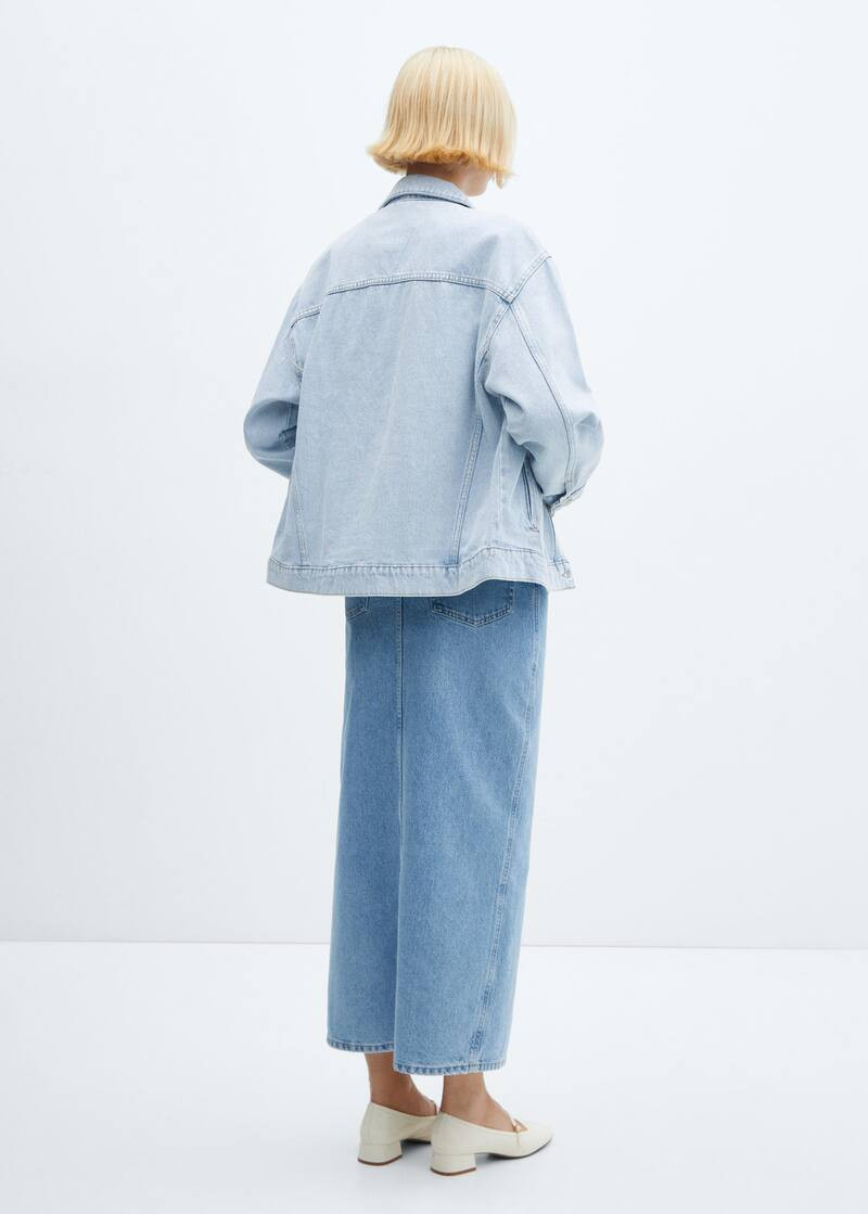 Oversize denim jacket | MANGO (US)