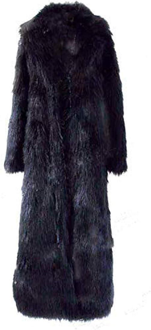 Women Warm Long Sleeve Parka Faux Fur Coat Lapel Full-Length Outwear Maxi Fluffy Faux Fur Overcoa... | Amazon (US)