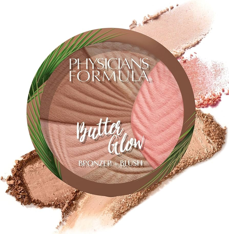 Physicians Formula Butter Glow Bronzer + Blush, Ultra Creamy 2-in-1 Formula, Illuminating & Moist... | Amazon (US)