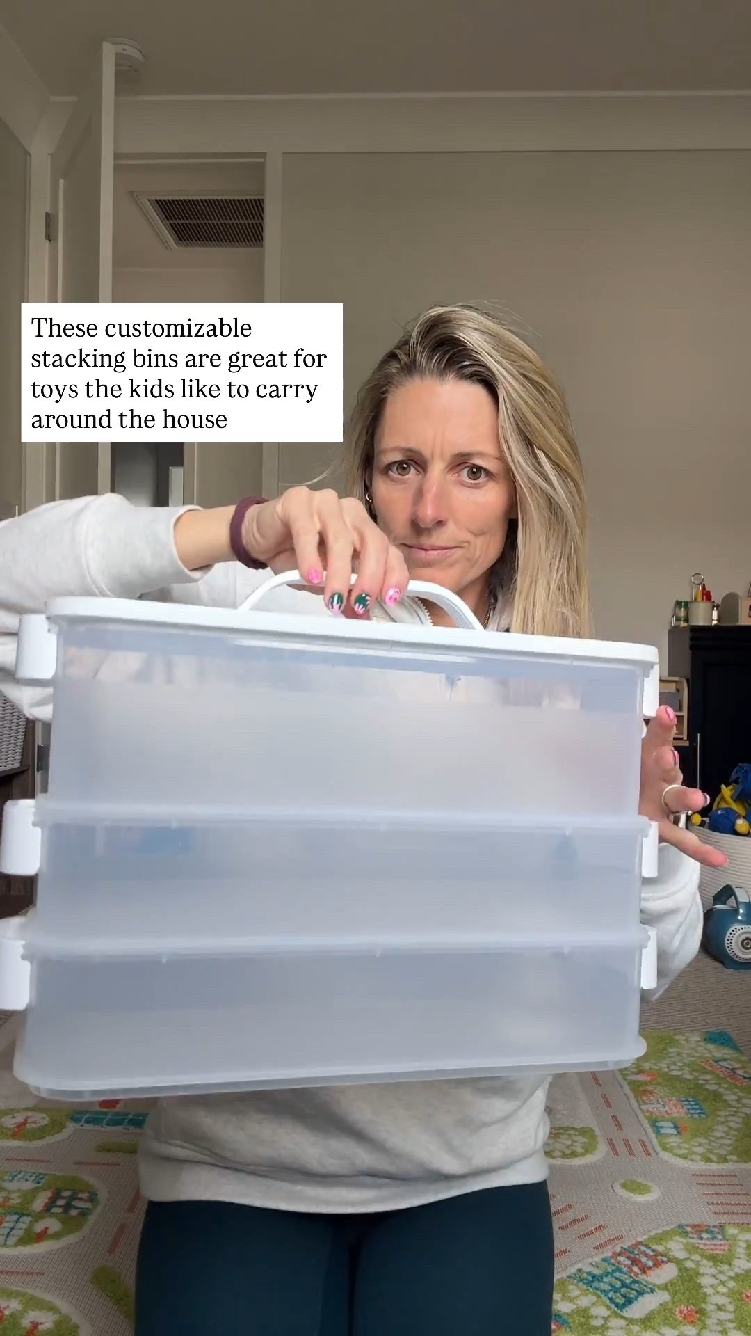 These are my latest storage obsession. They have multiple sizes and you can mix and match multiple depths. There is also organization containers for the inside. You can buy as well. They are great for kids toys, as well as crafts.  ￼

#Organization #toystorage #playroomstorage #targetstyle #targetfinds￼

#LTKHome #LTKmomlife