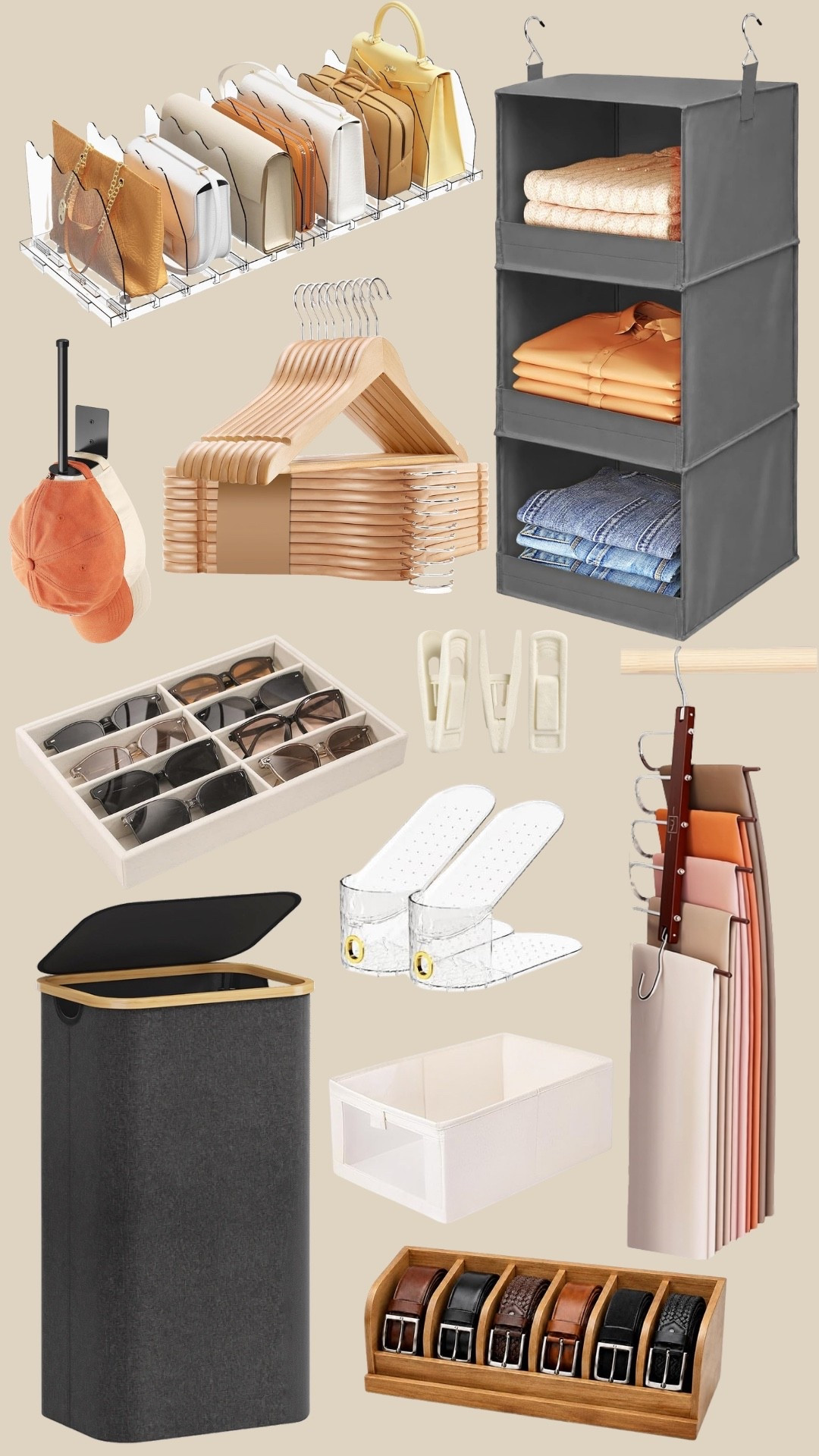 Organize your closet clothing space with these home organizational finds!

#LTKHome