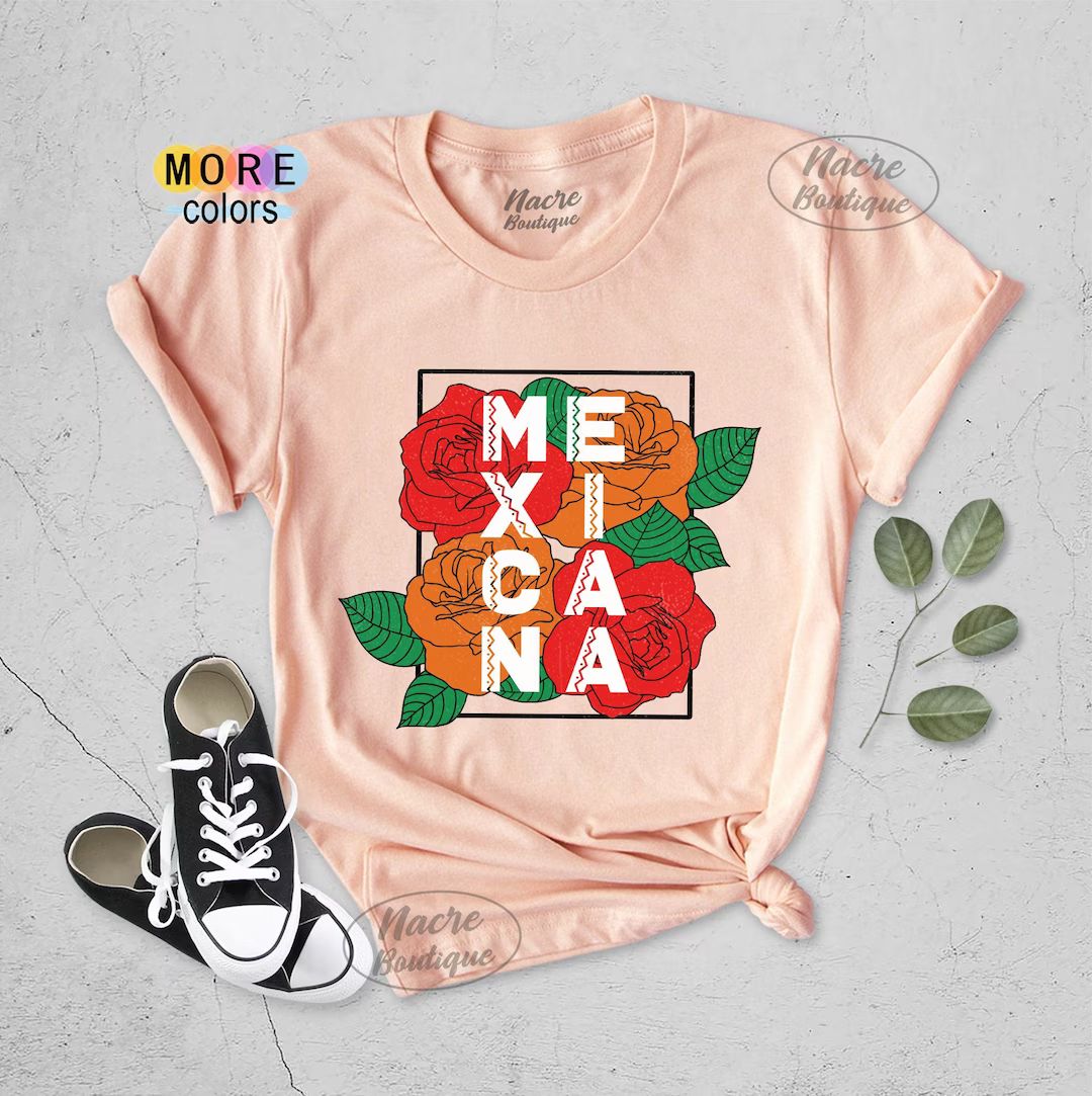 Mexicana Shirts Mexico Shirt Mexican Gift Latina Gift - Etsy | Etsy (US)