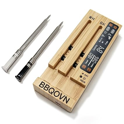 WiFi Sub-1G Wireless Meat Thermometer Unlimited Range 7 NIST Certified Sensors with Ambient Temp ... | Amazon (US)