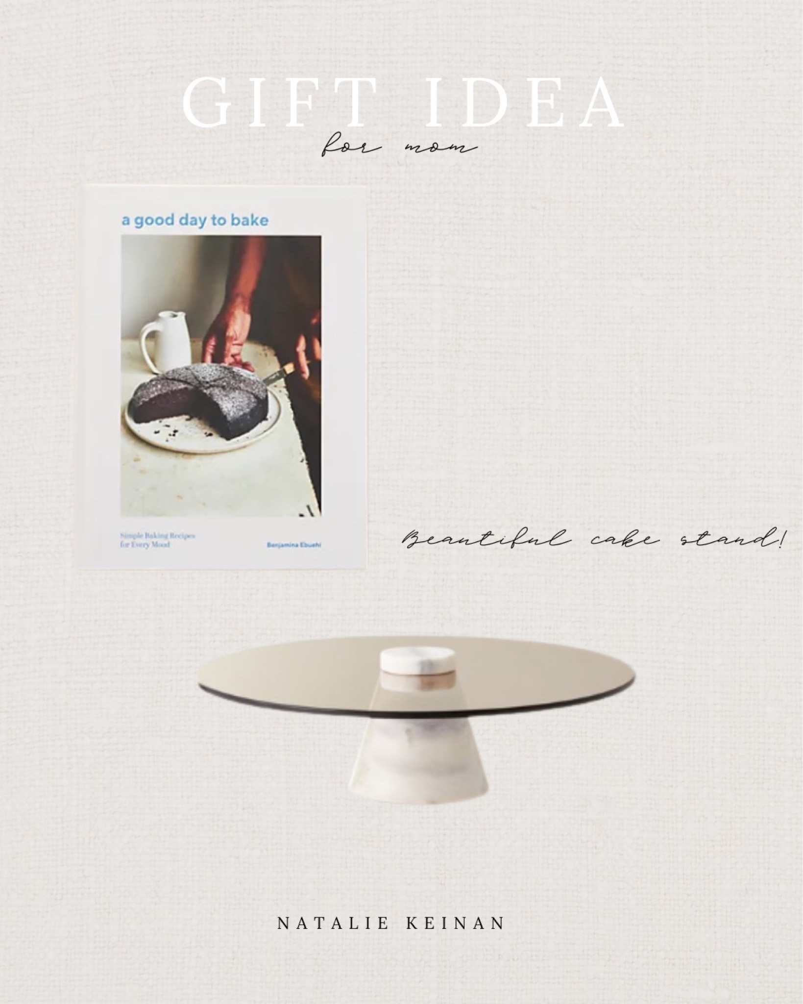 Gift idea for mom- marble cake stand! Baking book and cake stand. Gift for her. Gift for mother in law. Gift for host. Gift for friend. 

#LTKHoliday #LTKGiftGuide #LTKhome