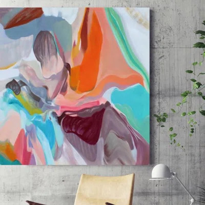 One-of-a-Kind Original Irena Orlov 'Environmental Vibrations 8' Painting on Canvas | Wayfair North America