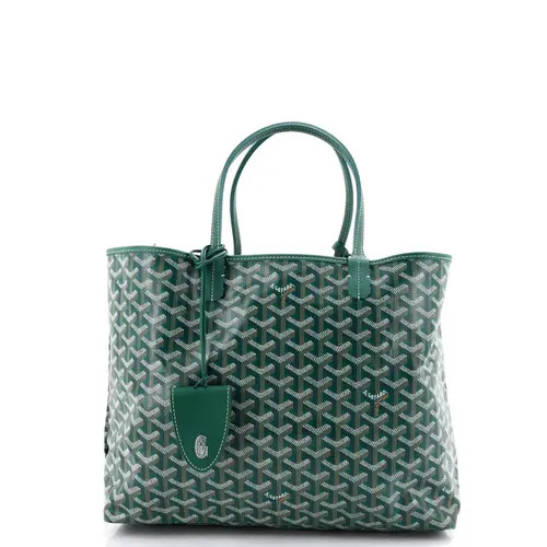 Pre-Owned Goyard Saint Louis Tote Coated Canvas PM in Green at Nordstrom, Size Medium | Nordstrom