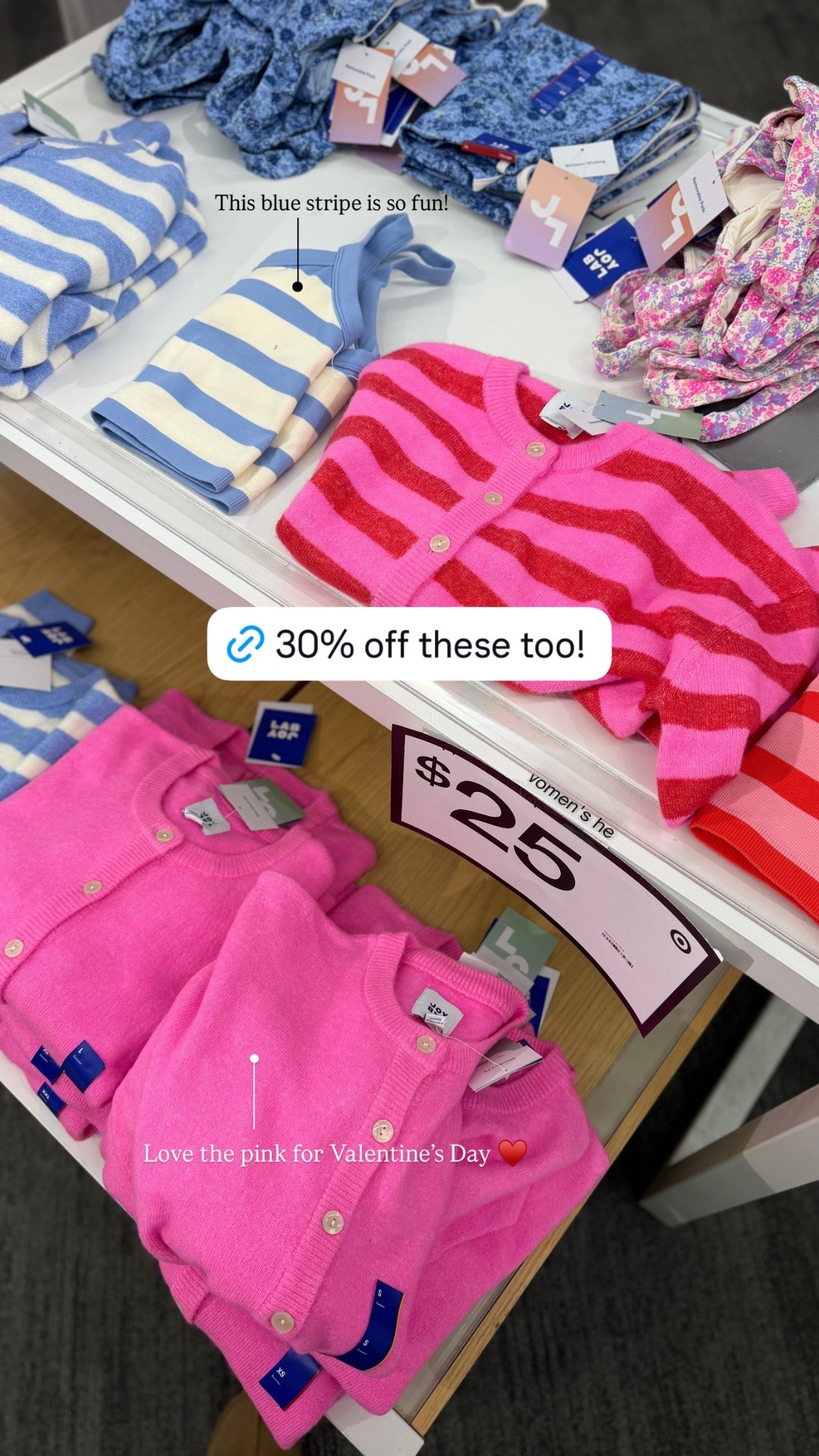 30% off cute sweaters + JoyLab gear from Target! Loving the pink for Valentine’s Day!

#LTKActive #LTKSaleAlert #LTKFindsUnder50