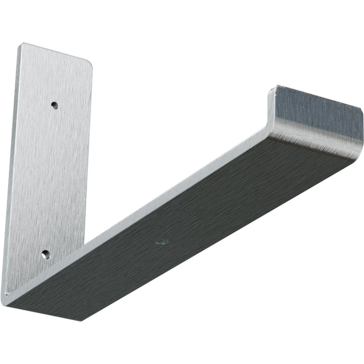 Ekena Millwork Steel Hanging Shelf 12-in x 2-in x 7-in Stainless steel Steel Countertop support bracket | BKTM02X12X07HSCRS | Lowe's