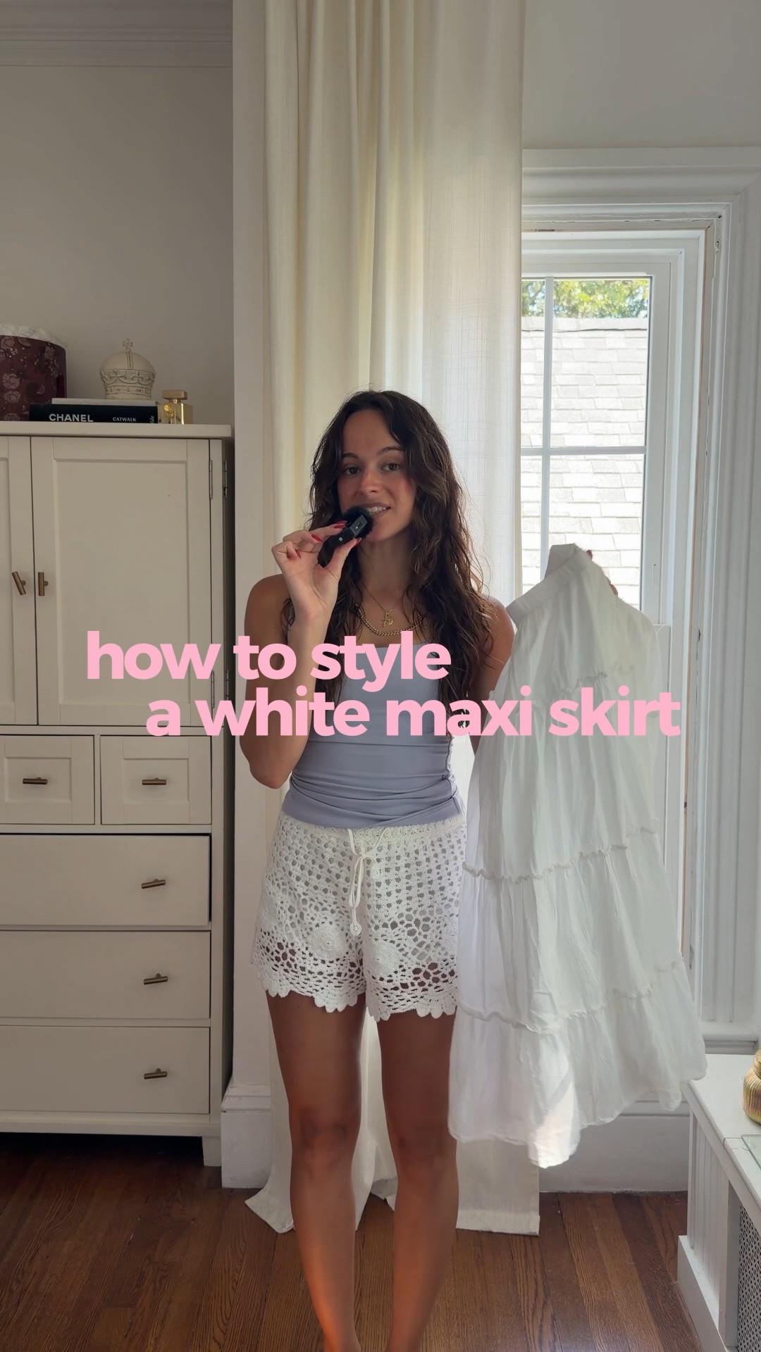How to style a white maxi skirt

#LTKootd #LTKgrwm