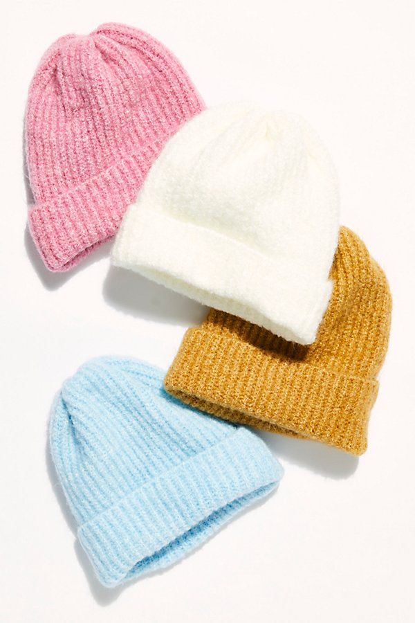 Lullaby Rib Beanie by Free People, Pink, One Size | Free People (Global - UK&FR Excluded)