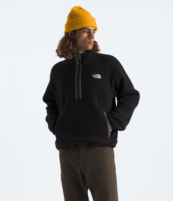 The North Face Men’s TNF™ Fleeski ¼-Zip Pullover (Size: XS): Black/Black | The North Face (US)
