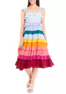 Women's Tiered Ruffle Dress | Belk