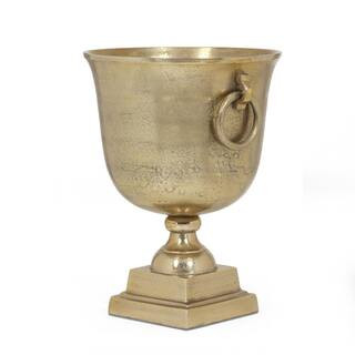 Noble House Therese Raw Gold Aluminum Champagne Cooler 105328 | The Home Depot