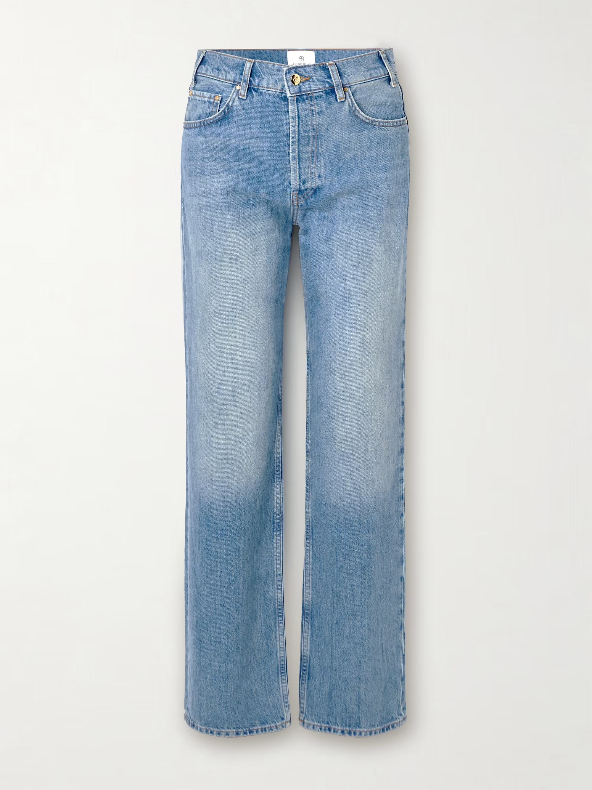 Gavin high-rise straight-leg organic jeans | NET-A-PORTER (US)