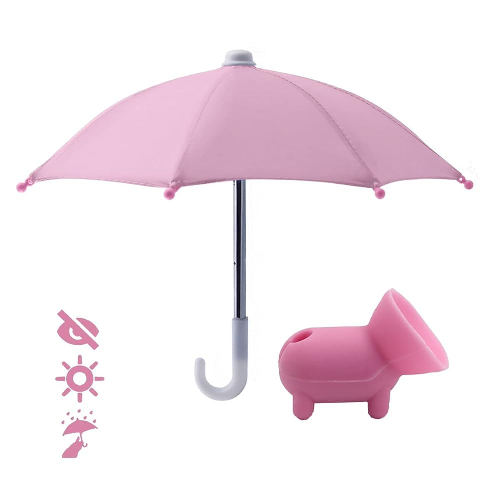 AXLORP Phone Umbrella for Sun - Cell Phone Umbrella Sun Shade Suction Cup Stand, Mobile Phone Hol... | Amazon (US)