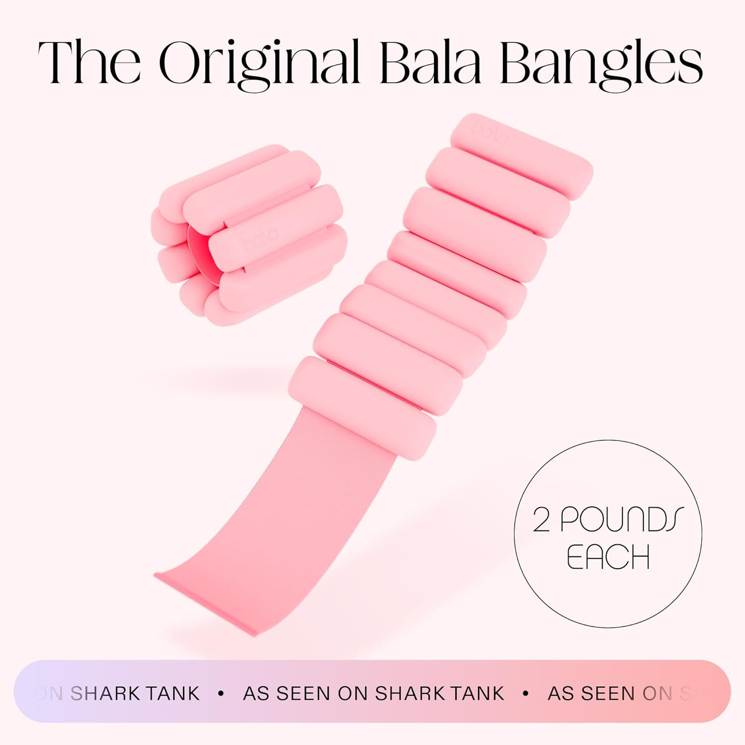 Bala Bangles Wrist & Ankle Weights for Women & Men - Adjustable Weighted Bands - Soft Silicone Ar... | Amazon (US)