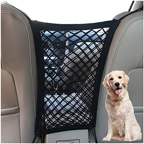 DYKESON Dog Car Net Barrier Pet Barrier with Auto Safety Mesh Organizer Baby Stretchable Storage Bag | Amazon (US)