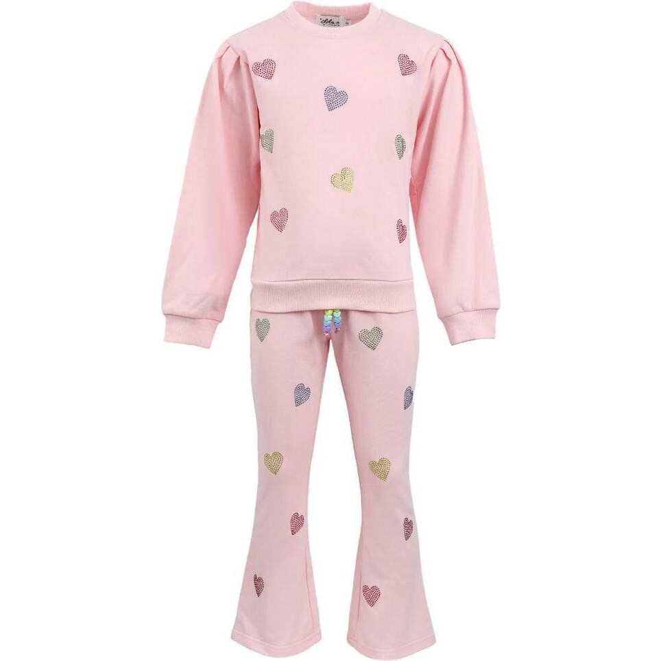 Pink Crystal Hearts Set | Maisonette