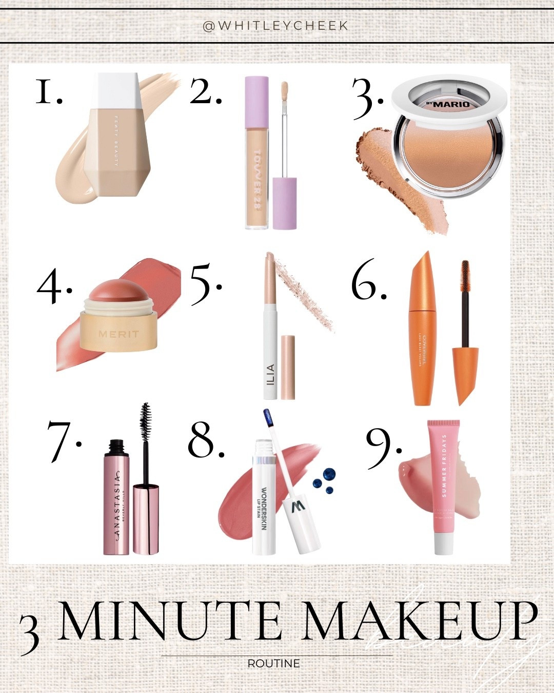 My everyday 3 minute makeup routine. Quick, easy & natural looking. 🤍

#LTKgrwm #LTKselfcare #LTKBeauty