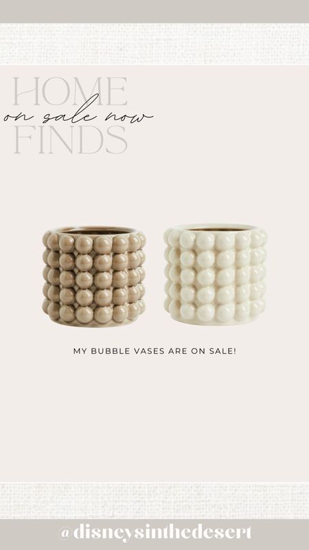 $5.99 for my cute bubble vases right now - in two colors!

#LTKsalealert #LTKhome #LTKSeasonal