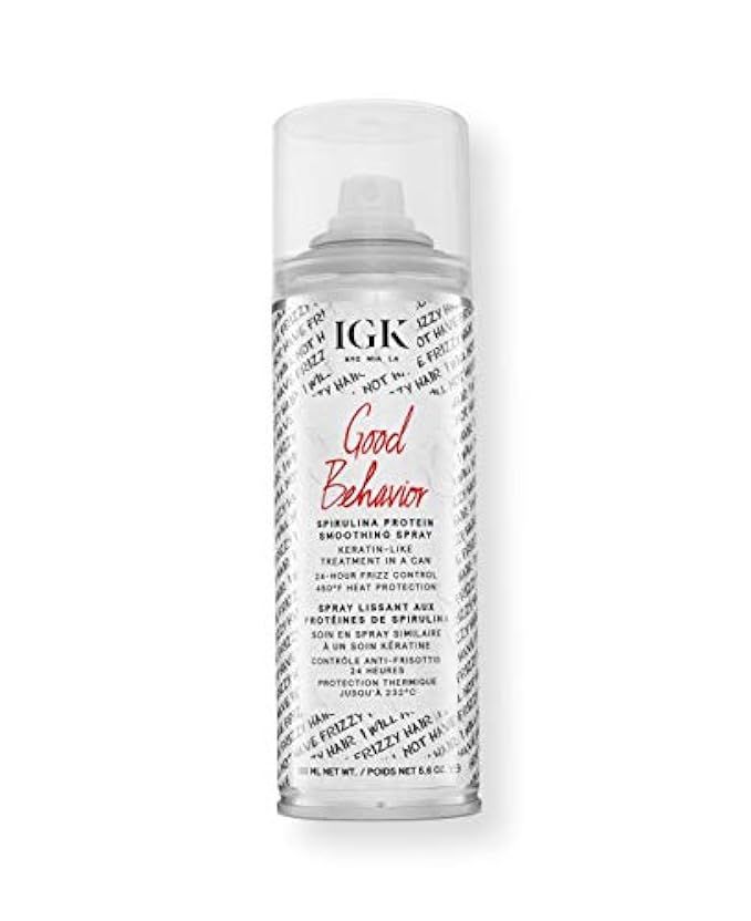 IGK Good Behavior Spirulina Protein Smoothing Spray - 5.6oz | Amazon (US)