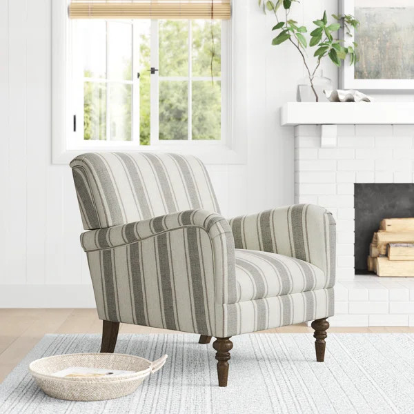 Arching Upholstered Armchair | Wayfair North America