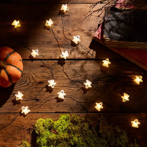 Mini Ghost 20 LED String Lights | Dunelm (migrated)