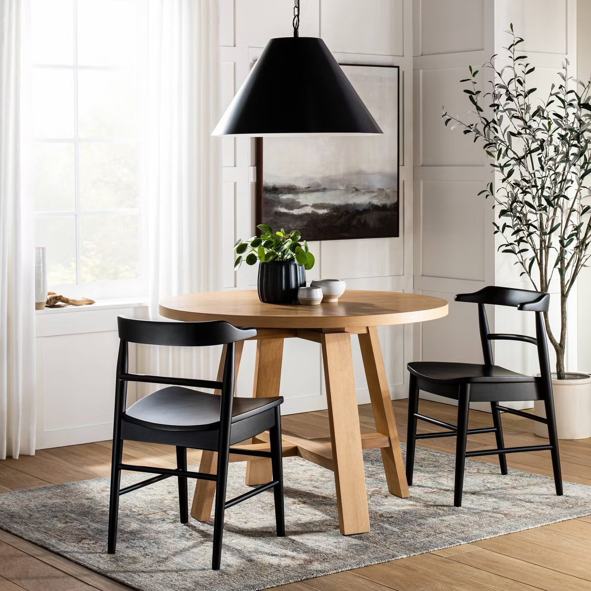 Kaysville Curved Back Wood Dining Chair - Threshold™ designed with Studio McGee | Target