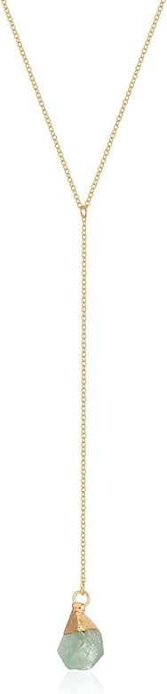 S.J JEWELRY Womens Handmade CZ Simple Delicate 14K Gold Plated/Rose Gold Plated/Silver Plated Lar... | Amazon (US)