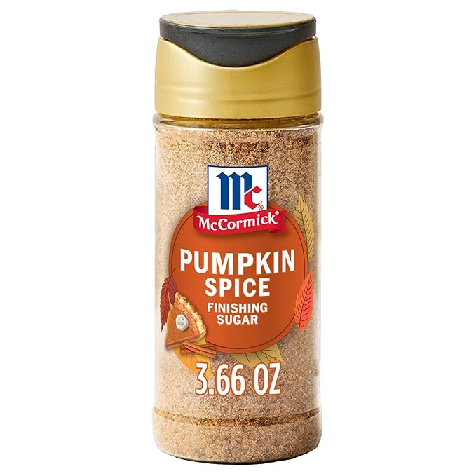 McCormick Finishing Sugar, Pumpkin Spice, Limited Edition, Sweet Blend of Warm Pumpkin Spices, Th... | Amazon (US)