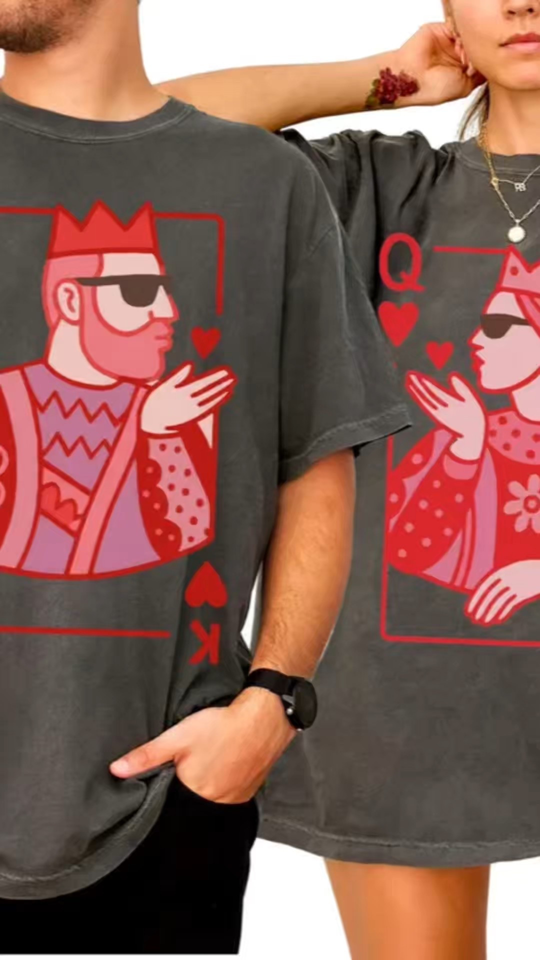 For the couple that rules together 👑❤️ These King & Queen of Hearts matching tees are perfect for Valentine’s Day, anniversaries, or even honeymoon outfits. Sharing this Etsy deal while it’s 25% off.
#CouplesMatching #ValentineShirts #EtsyDeals #HisAndHers #CoupleStyle


#LTKSaleAlert #LTKMens #LTKootd