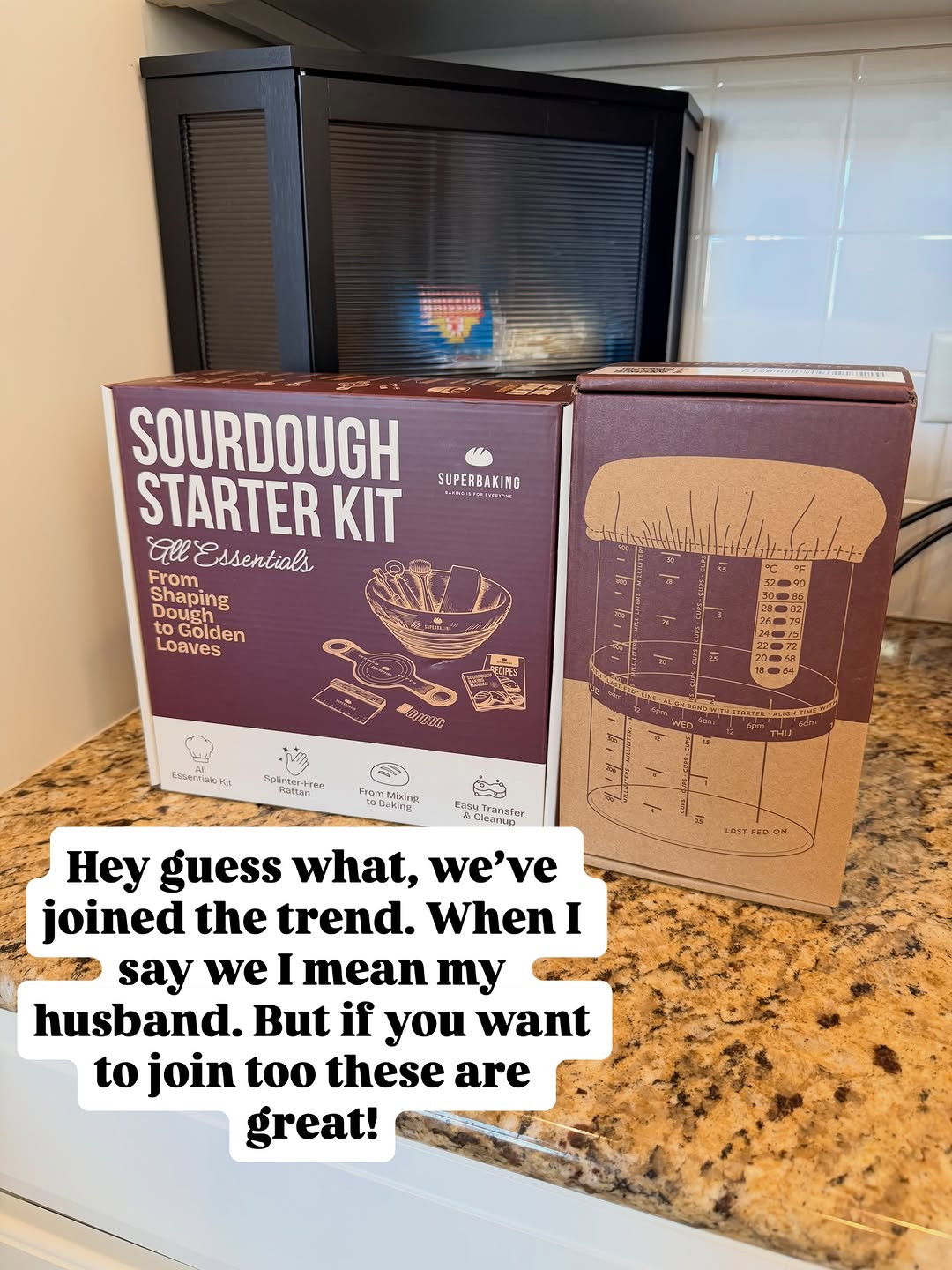 We are jumping on the trend and I couldn't be more excited. 

#sourdoughbread #sourdough
 #starterkit #homemadebread 

 #LTKmomlife #LTKfoodie #LTKHome