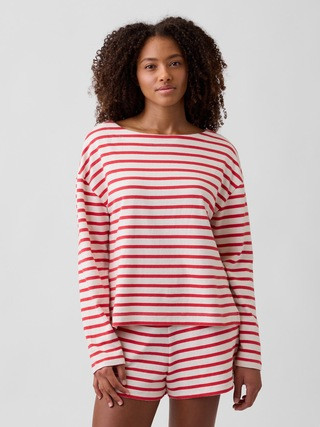 Stripe Boatneck Top | Gap Factory