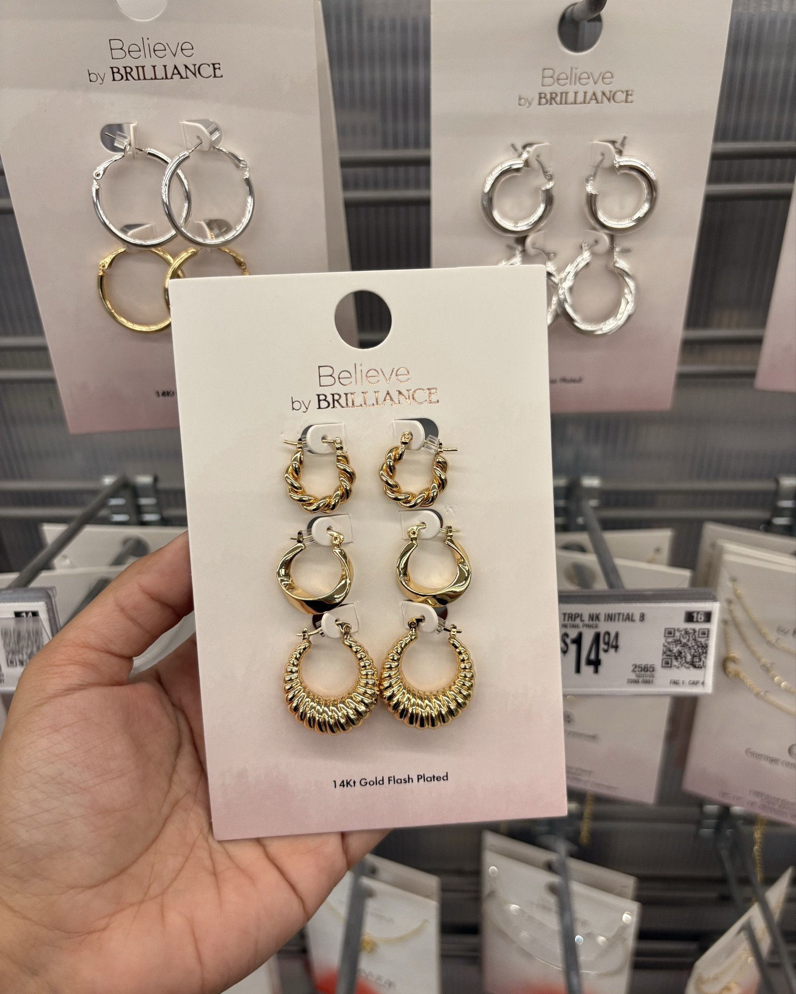 Believe By Brilliance 14K Gold Flash Plated Accessories at Walmart! 

#walmart #accessories #goldplated #walmartfinds #walmarthaul #jewelry #necklace #earrings #bracelet #giftsforher

#LTKStyleTip