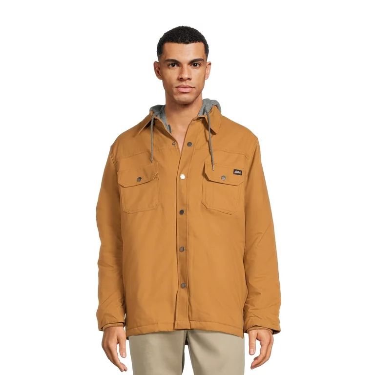 Genuine Dickies Men's Canvas Hooded Shirt Jacket | Walmart (US)