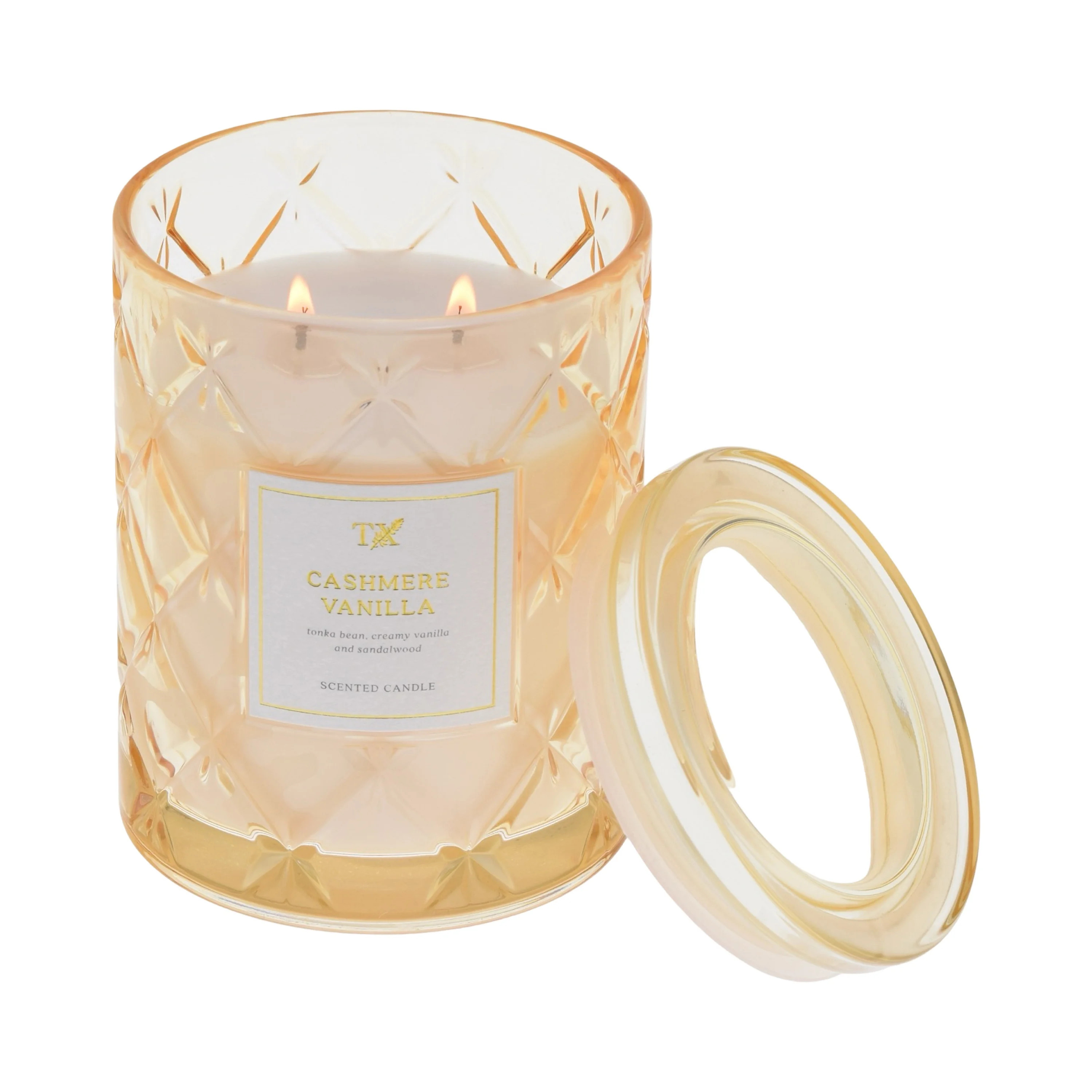 My Texas House Cashmere Vanilla Scented 2 Wick 15oz (423.9 g) Jar Candle | Walmart (US)