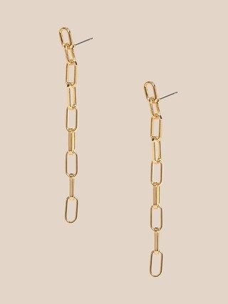 Linear Chain Earrings | Banana Republic (CA)