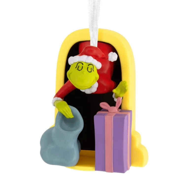 Hallmark Christmas Ornament (Dr. Seuss's How The Grinch Stole Christmas! Grinch in Fireplace), 1 ... | Walmart (US)