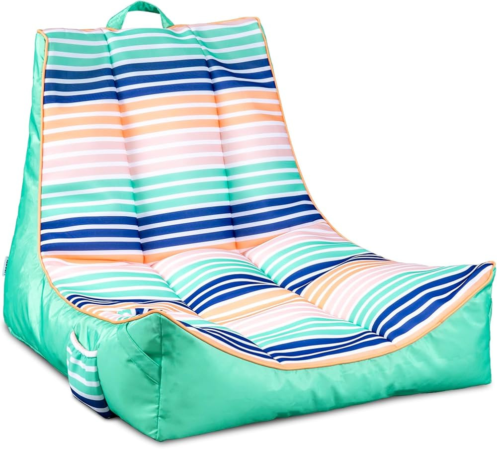 Big Joe Captain's Float No Inflation Needed Pool Lounger, Double Sided Mesh, Quick Draining Fabri... | Amazon (US)