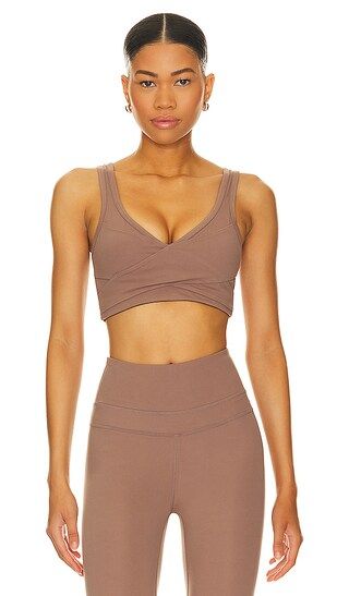 Let's Move Kellam Bra in Deep Taupe | Revolve Clothing (Global)