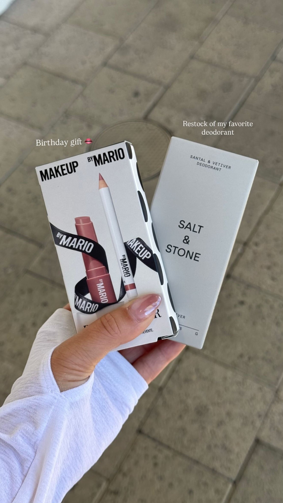 Restock of my favorite deodorant Birthday gift 👄  @makeupbymario @saltandstone